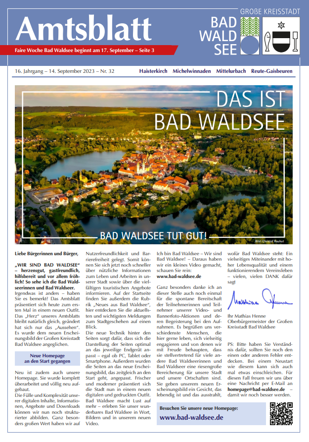 Screenshot Amtsblatt