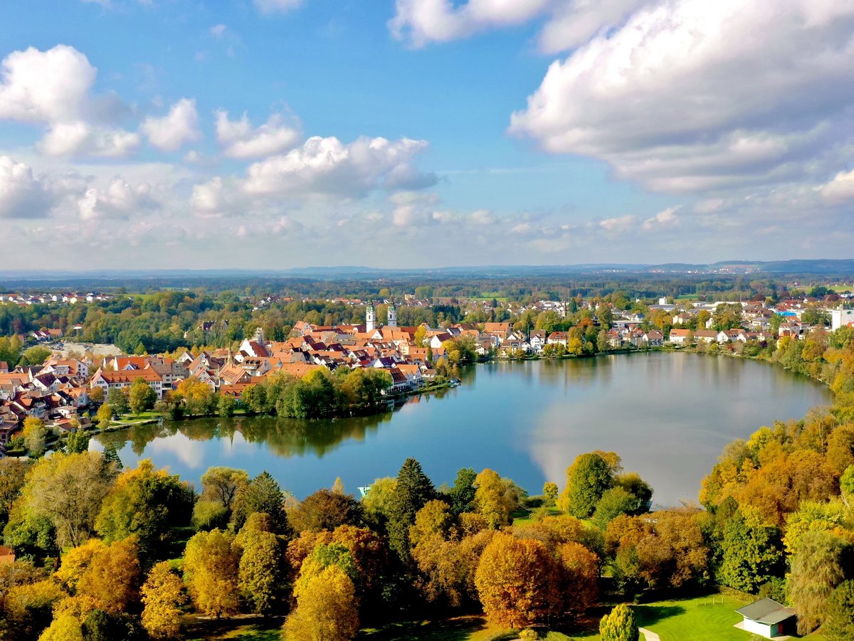 Luftbild Stadtsee