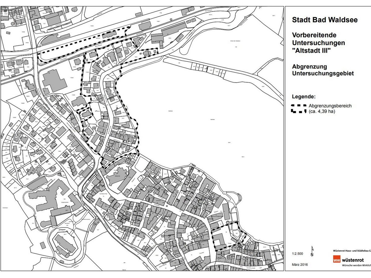 Plan Sanierungsgebiet Altstadt III